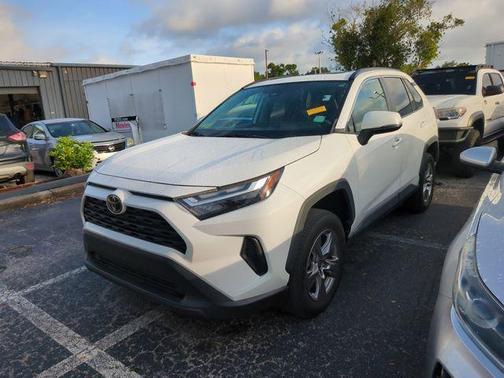 White 2022 Toyota RAV4 XLE