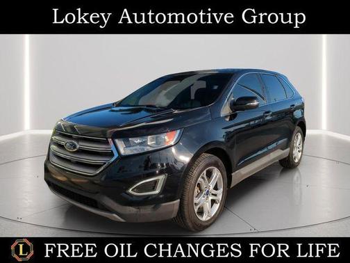 Shadow Black 2017 Ford Edge Titanium