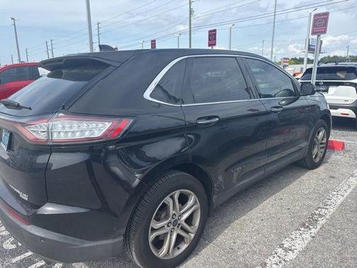 Shadow Black 2017 Ford Edge Titanium