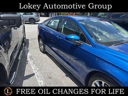 Lightning Blue 2017 Ford Fusion SE