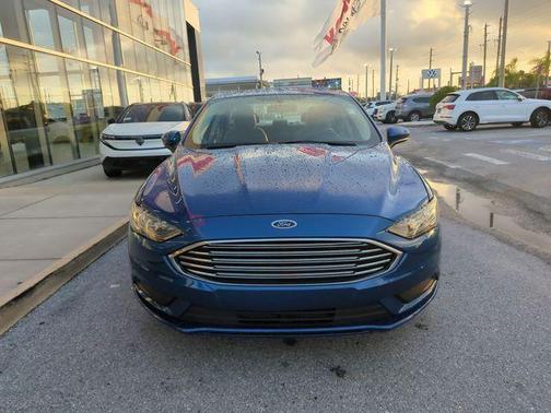 Lightning Blue 2017 Ford Fusion SE