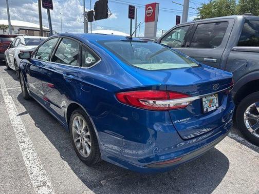 Lightning Blue 2017 Ford Fusion SE