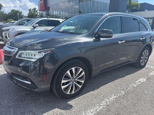Graphite Luster Metallic 2015 Acura MDX 3.5L Technology Package