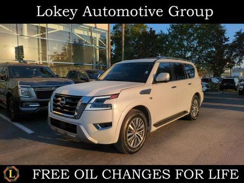 Aspen White 2022 Nissan Armada SL