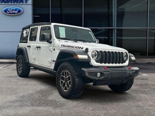 Bright White Clearcoat 2024 Jeep Wrangler Rubicon