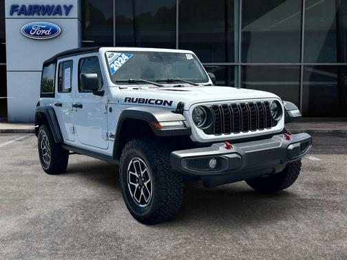 Bright White Clearcoat 2024 Jeep Wrangler Rubicon