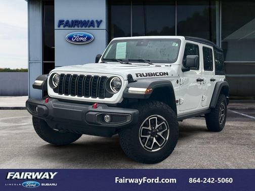 Bright White Clearcoat 2024 Jeep Wrangler Rubicon
