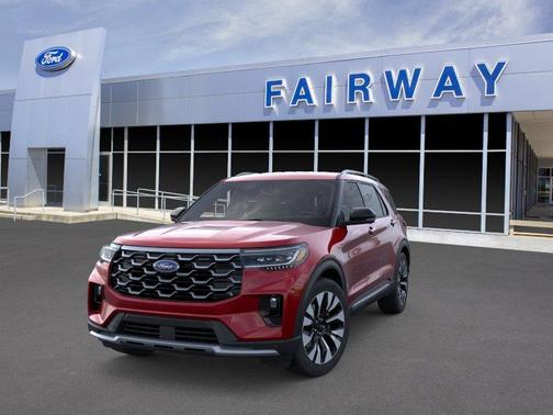 Rapid Red Metallic Tinted Clearcoat 2026 Ford Explorer Platinum