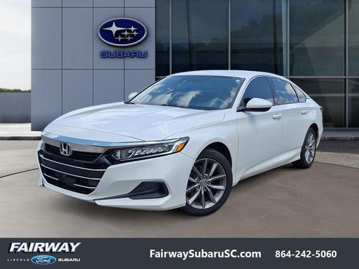 Platinum White Pearl 2022 Honda Accord LX 1.5T