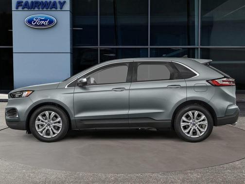 Carbonized Gray Metallic 2022 Ford Edge Titanium
