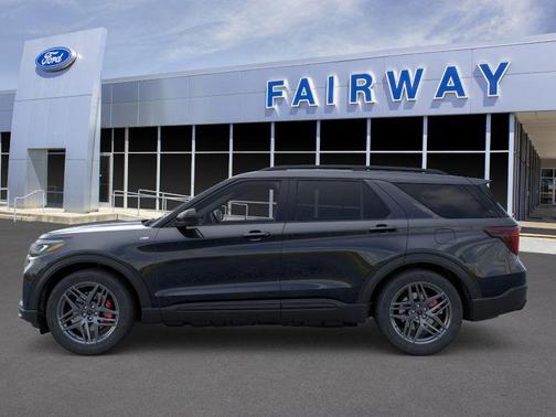 Agate Black Metallic 2026 Ford Explorer ST-Line