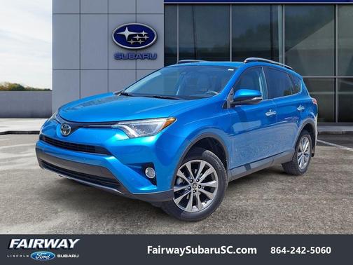 Electric Storm Blue 2017 Toyota RAV4 Limited