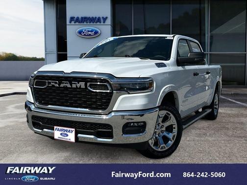 Bright White Clearcoat 2025 RAM 1500 Big Horn