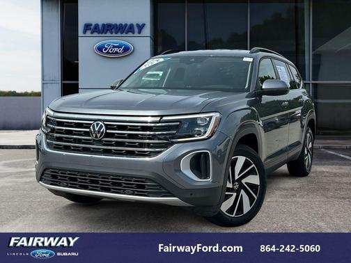 Platinum Gray Metallic 2024 Volkswagen Atlas 2.0T SE