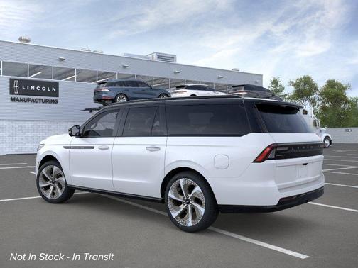 Pristine White 2026 Lincoln Navigator L Black Label