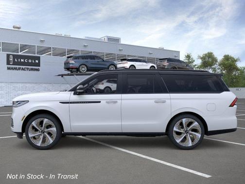 Pristine White 2026 Lincoln Navigator L Black Label