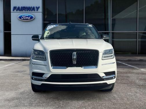 Pristine White 2021 Lincoln Navigator L Black Label