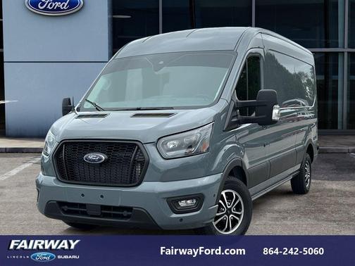 Abyss Gray Metallic 2024 Ford Transit-250 148 WB Medium Roof Cargo