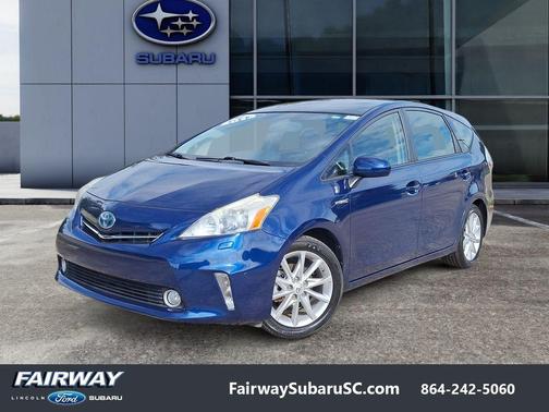 Blue Ribbon Metallic 2013 Toyota Prius v Five