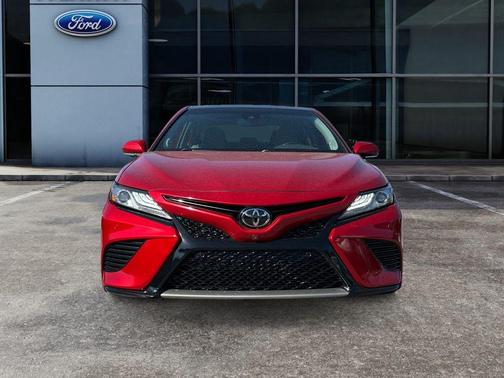 Red 2019 Toyota Camry XSE
