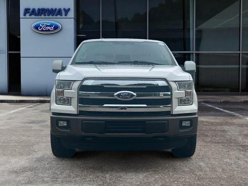 White Platinum Tri-Coat Metallic 2015 Ford F-150 Lariat
