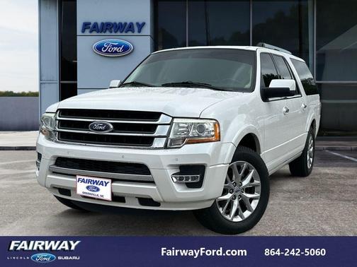 White Platinum Tri-Coat Metallic 2016 Ford Expedition EL Limited