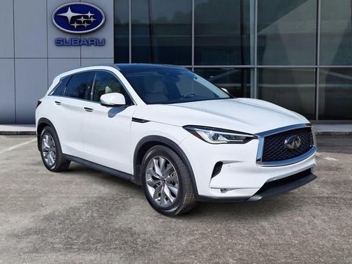 Lunar White 2019 INFINITI QX50 ESSENTIAL