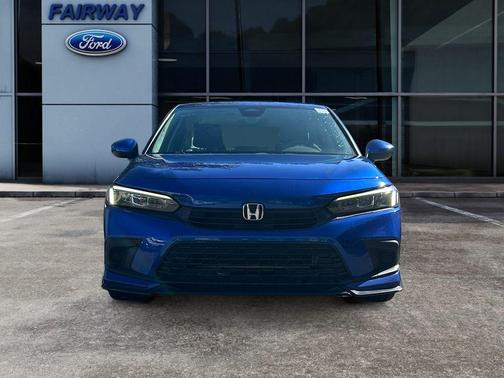 Aegean Blue Metallic 2022 Honda Civic LX