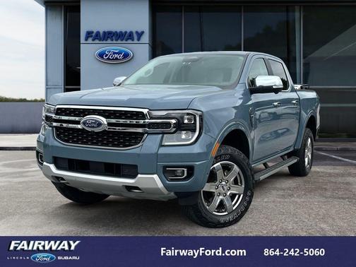 Azure / Gray Metallic 2024 Ford Ranger Lariat
