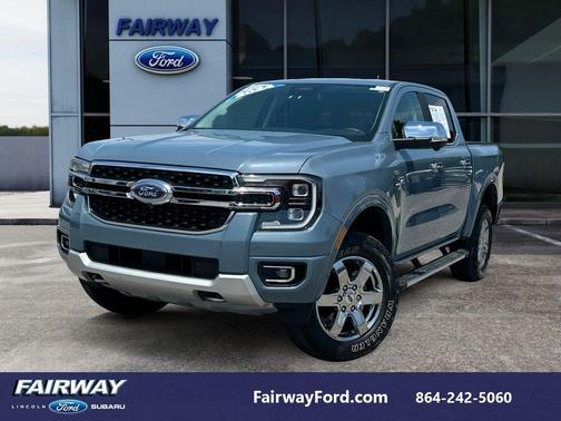 Azure / Gray Metallic 2024 Ford Ranger Lariat
