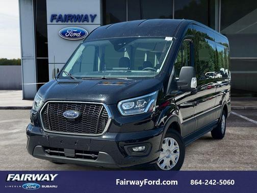 Agate Black Metallic 2023 Ford Transit-350 XLT