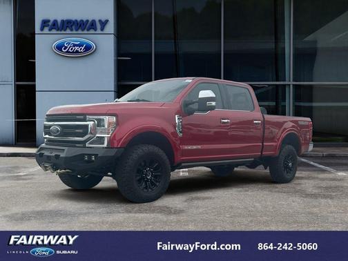 Rapid Red Metallic Tinted Clearcoat 2022 Ford F-350 King Ranch