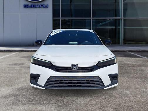 Platinum White Pearl 2022 Honda Civic Sport