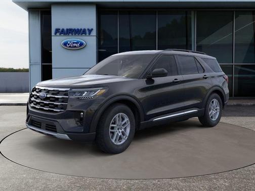 Agate Black Metallic 2025 Ford Explorer Active