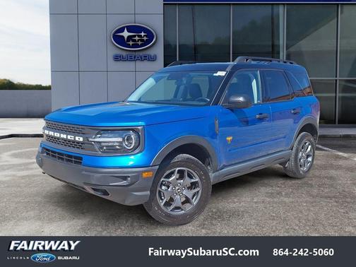 Velocity Blue Metallic 2022 Ford Bronco Sport Badlands