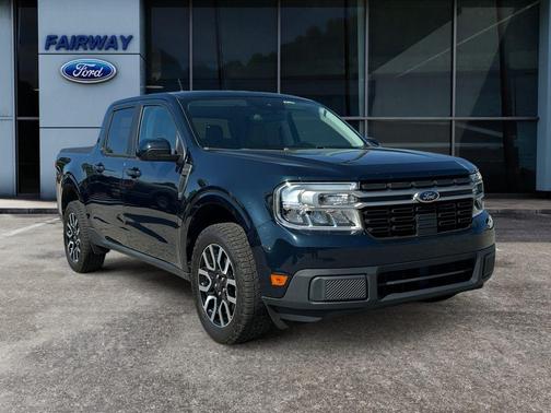 Blue 2022 Ford Maverick Lariat