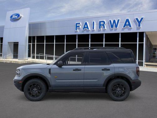 Light Blue Clearcoat Metallic 2026 Ford Bronco Sport Badlands