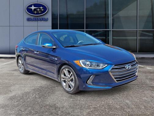 Lakeside Blue 2017 Hyundai ELANTRA Limited