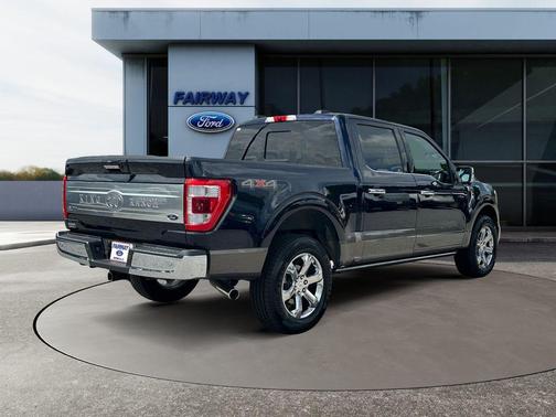 Antimatter Blue Metallic 2022 Ford F-150 King Ranch