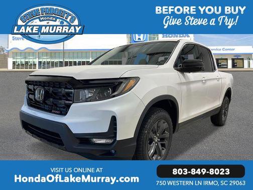 Platinum White Pearl 2026 Honda Ridgeline Sport