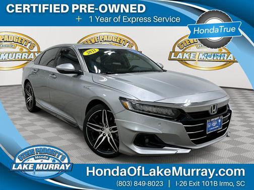 Silver Metallic 2021 Honda Accord Hybrid Touring