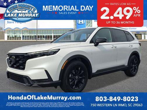 Platinum White Pearl 2026 Honda CR-V Hybrid Sport-L FWD