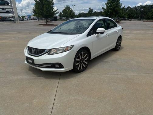 White Orchid Pearl 2015 Honda Civic EX-L