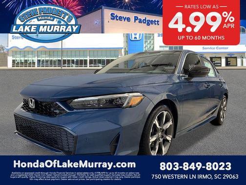 Blue Lagoon Pearl 2026 Honda Civic Hybrid Sport Touring