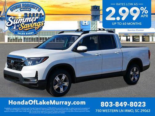 Platinum White Pearl 2026 Honda Ridgeline RTL