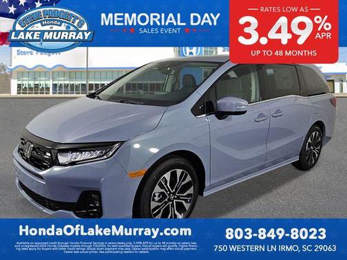 Sonic Gray Pearl 2026 Honda Odyssey Elite