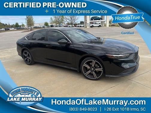 Crystal Black Pearl 2023 Honda Accord Hybrid Sport