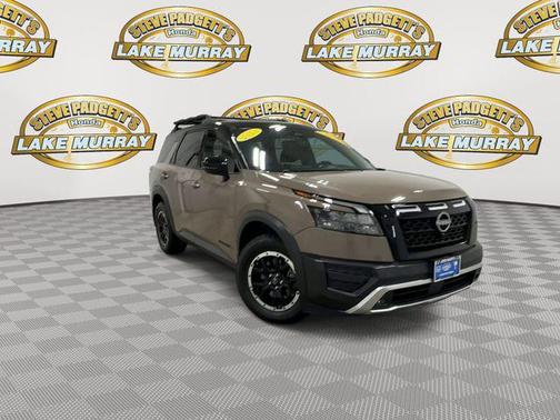 Baja Storm/Super Black Roof 2023 Nissan Pathfinder Rock Creek 4WD