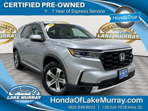 Silver Metallic 2025 Honda Pilot EX-L