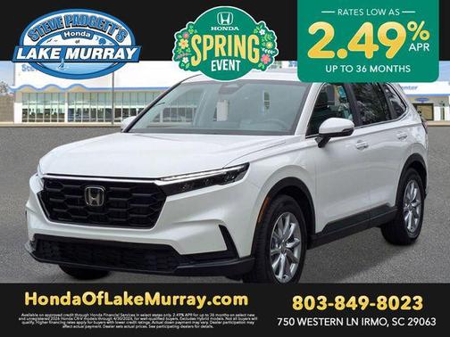 Platinum White Pearl 2026 Honda CR-V EX 2WD